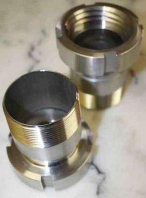 IBC Adapter V4A - DN50 S60x6 IG auf 2 Zoll AG IBC Adapter V4A - DN50 S60x6 IG auf 2 Zoll AG