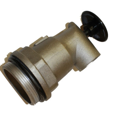Fasshahn 2" AG BSP 58/60mm - Automatik - Aluminium / NBR Fasshahn 2" AG BSP 58/60mm - Automatik - Aluminium / NBR