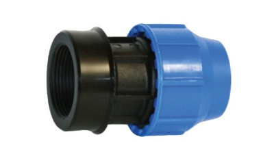Klemmverbinder - Anschlussverschraubung 32mm mit 1" IG /PP/NBR Klemmverbinder - Anschlussverschraubung 32mm mit 1" IG /PP/NBR