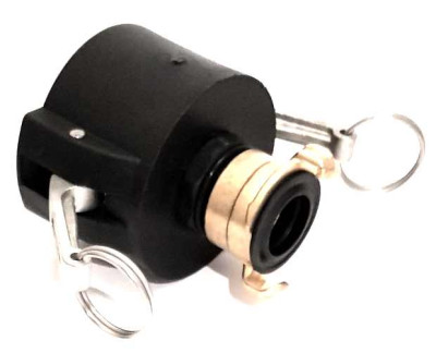 IBC Anschlussstutzen DN50 Kamlok MT auf 1" AG BSP 32mm mit Geka kompatible Schnellkupplung IBC Anschlussstutzen DN50 Kamlok MT auf 1" AG BSP 32mm mit Geka kompatible Schnellkupplung