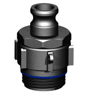 Fassadapter S56x4 AG - 1 Zoll Kamlok Vaterteil Fassadapter S56x4 AG - 1 Zoll Kamlok Vaterteil