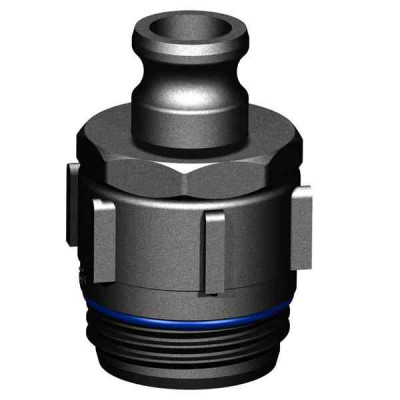 Fassadapter S64x5 AG - 1 Zoll Kamlok Vaterteil Fassadapter S64x5 AG - 1 Zoll Kamlok Vaterteil