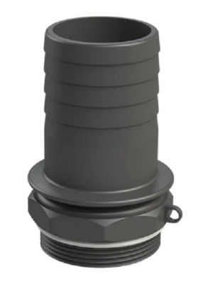 Schlauchverschraubung - 2 Zoll BSP AG auf 2 Zoll (50 mm) Schlauchtülle Schlauchverschraubung - 2 Zoll BSP AG auf 2 Zoll (50 mm) Schlauchtülle