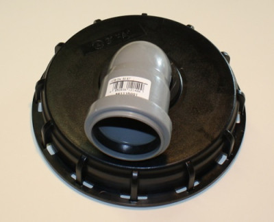 IBC Deckel NW150 mit HT 50 Bogen 87° (DN50) IBC Deckel NW150 mit HT 50 Bogen 87° (DN50)