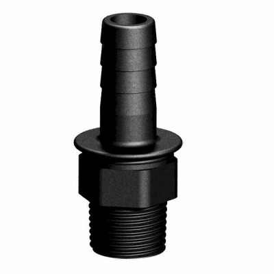Schlauchverschraubung - 0,75" AG BSP 25mm X 0,75" Schlauchtülle 19mm Schlauchverschraubung - 0,75" AG BSP 25mm X 0,75" Schlauchtülle 19mm
