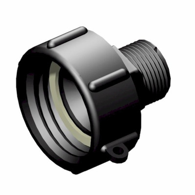 DN50 S60x6 IG X 1" AG BSP 32mm - IBC Adapter DN50 S60x6 IG X 1" AG BSP 32mm - IBC Adapter