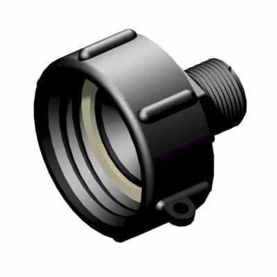 DN50 S60x6 IG auf 0,75" AG BSP 25mm - IBC Adapter DN50 S60x6 IG auf 0,75" AG BSP 25mm - IBC Adapter