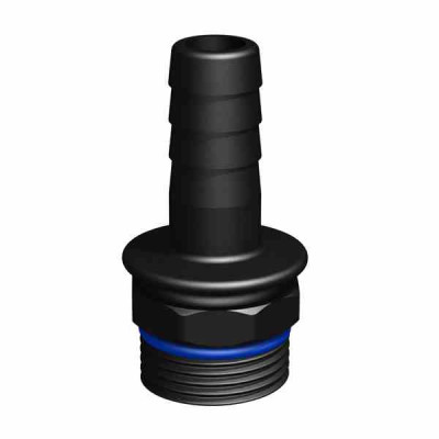Adapter 1 Zoll AG (33mm) auf 0,75 Zoll (19mm) Schlauchtülle (mit Dichtring) Adapter 1 Zoll AG (33mm) auf 0,75 Zoll (19mm) Schlauchtülle (mit Dichtring)