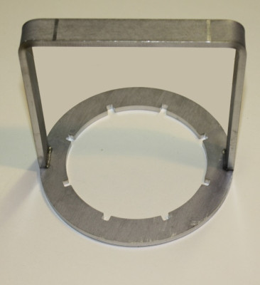 Kappenschlüssel DN80 Edelstahl für IBC Flach-Kappen v. WERIT Kappenschlüssel DN80 Edelstahl für IBC Flach-Kappen v. WERIT