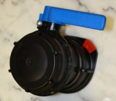 -SCHÜTZ Klappenhahn DN80 S100x8 blau - mit Öse und Sicherungssplint - GEBRAUCHT/gereiningt -SCHÜTZ Klappenhahn DN80 S100x8 blau - mit Öse und Sicherungssplint - GEBRAUCHT/gereiningt