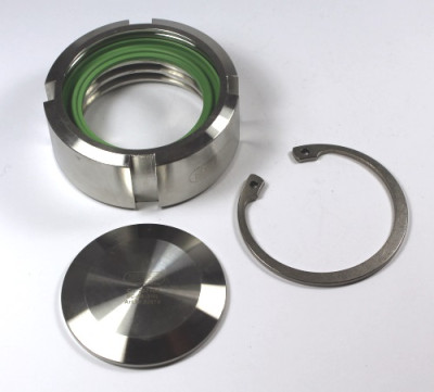 IBC ADAPTER 360° V4A - Blind-Nutmutter DN50 S60x6 IG - EPDM - Satz IBC ADAPTER 360° V4A - Blind-Nutmutter DN50 S60x6 IG - EPDM - Satz