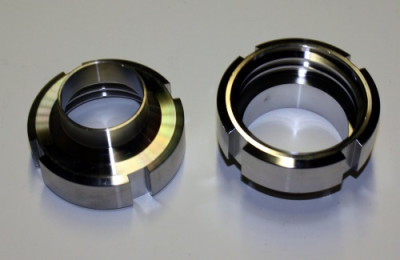 IBC Adapter V4A - DN50 S60x6 IG auf Schweißende 41x1,5 mm IBC Adapter V4A - DN50 S60x6 IG auf Schweißende 41x1,5 mm