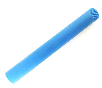 ROHR blau Ø 33mm - einseitig 1" AG (Außengewinde) - Länge 118 cm (+/-1) - Stangenware ROHR blau Ø 33mm - einseitig 1" AG (Außengewinde) - Länge 118 cm (+/-1) - Stangenware