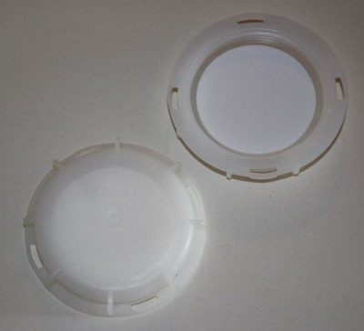 Hahn-Kappe DN50 (64 x 2,3) weiss - nur für SCHÜTZ Kamlok-Hahn Hahn-Kappe DN50 (64 x 2,3) weiss - nur für SCHÜTZ Kamlok-Hahn