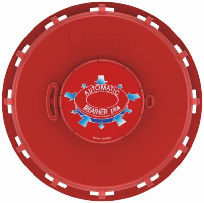 IBC Deckel NW150 - rot - G2-Bel.-Entl.-Vent. - TPE-V - NBR-Membrane IBC Deckel NW150 - rot - G2-Bel.-Entl.-Vent. - TPE-V - NBR-Membrane