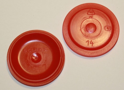Rotes Inlay für offene Hahn-Kappe DN50 (SCHÜTZ) Rotes Inlay für offene Hahn-Kappe DN50 (SCHÜTZ)