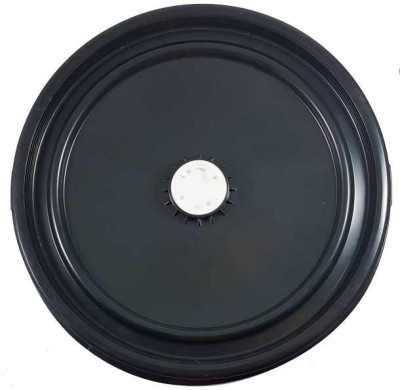 Deckel Ø 445mm mit mittig Spundstopfen 56x4mm - für PE Spannring Deckelf. 120/150 L Deckel Ø 445mm mit mittig Spundstopfen 56x4mm - für PE Spannring Deckelf. 120/150 L