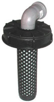 Deckelfilter NW150 auf HT 70 Bogen 87° (DN75) Deckelfilter NW150 auf HT 70 Bogen 87° (DN75)