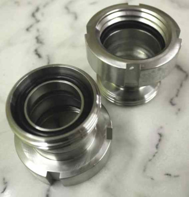 IBC Adapter V4A - DN50 S60x6 IG auf RD65x1/6 DN40 AG Milchgewinde IBC Adapter V4A - DN50 S60x6 IG auf RD65x1/6 DN40 AG Milchgewinde