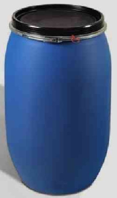 PE Spannring Deckelfass 220 Ltr. UN-X/S mit FDA (Lebensmittelzulassung) PE Spannring Deckelfass 220 Ltr. UN-X/S mit FDA (Lebensmittelzulassung)