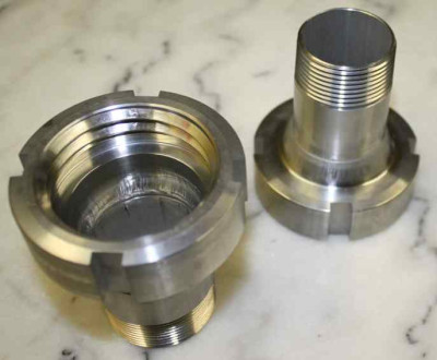IBC Adapter V4A - DN50 S60x6 IG auf 1,25 Zoll AG IBC Adapter V4A - DN50 S60x6 IG auf 1,25 Zoll AG