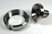ADAPTER 360° V4A - Milchgewinde Kegelstutzen DN50 RD78 1/6 auf 3/4" AG - drehbar