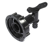 IBC-Kappe DN50 S60x6 mit kleinem Hahn 3/4" auf 12,5 mm Gardena VT (JEANparts)