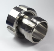 IBC ADAPTER 360° V4A - DN50 S60x6 IG auf 2" AG - EPDM - drehbar