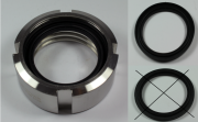 IBC ADAPTER 360° V4A - DN50 S60x6 IG auf 48x2 mm Schweißende - EPDM - drehbar