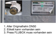 Fustiplast / FLUBOX Schiebehahn DN50 - EPDM - Konus - RESTPOSTEN